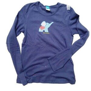Vintage Paul Frank Long Sleeve Tshirt, Ellie, Blue, Large